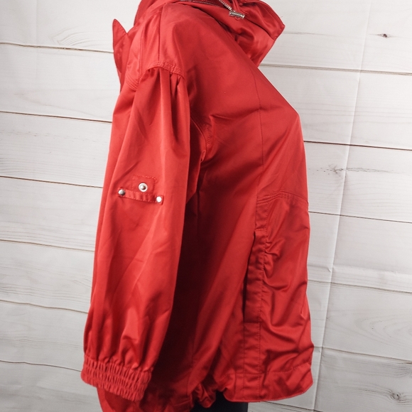 CIAO MILANO RED UNLINED WINDBREACKER  JACKET SZ. XSmall - Picture 9 of 12